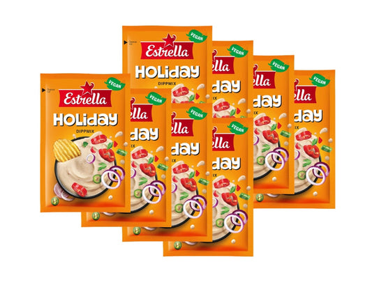 8 × Estrella Dippmix Holiday 24g (0.85 oz) – Authentic Swedish Classic Dip Mix