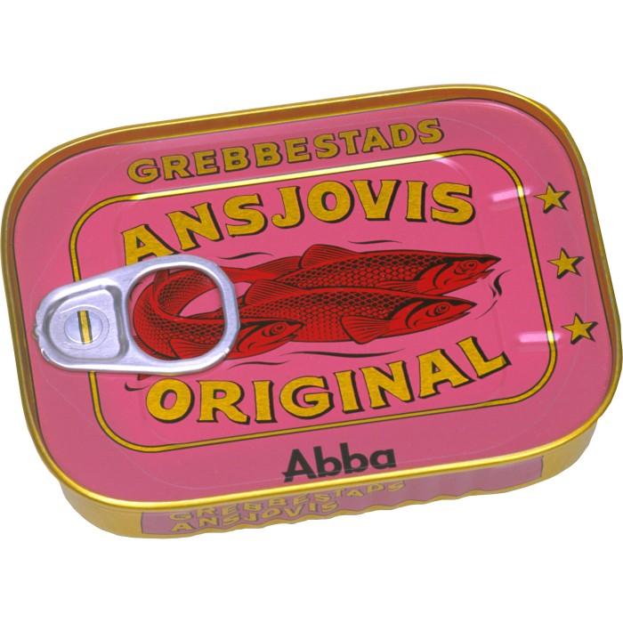 Abba Grebbestads Ansjovis Original 125g (4.40 oz) – Authentic Swedish Anchovy-Style Sprats