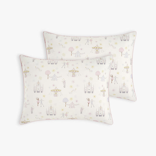 Adventures in Wonderland Standard Pillowcase Set in Rose