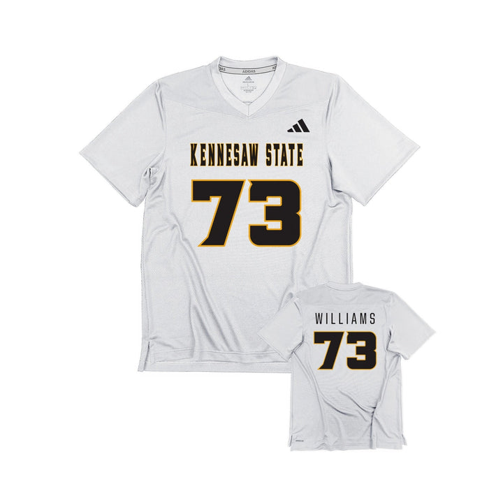 Aidan Williams : adidas Replica Football Jersey - White
