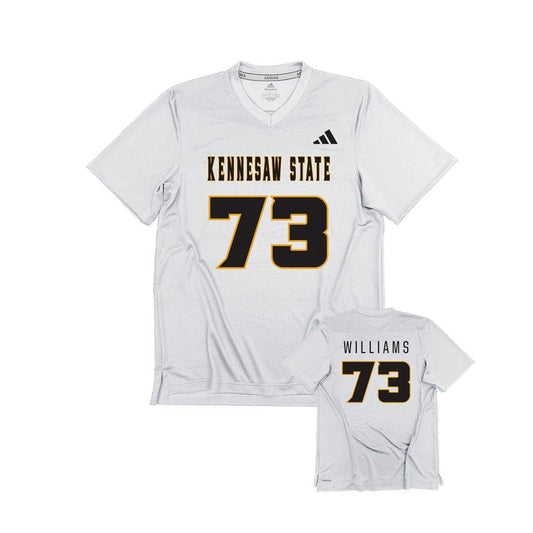 Aidan Williams : adidas Replica Football Jersey - White