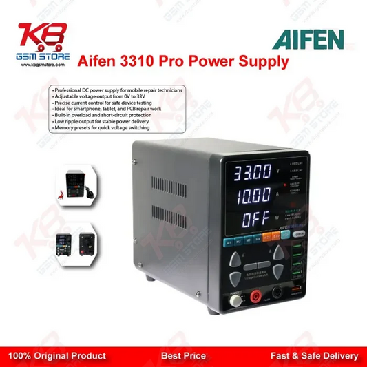 Aifen 3310 Pro 330W 33V 10A DC Power Supply for Mobile Phone Repair