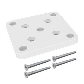 Aluminium base plate set for semi frameless aluminium pool fence posts and 50 x 50mm posts - Image 6
