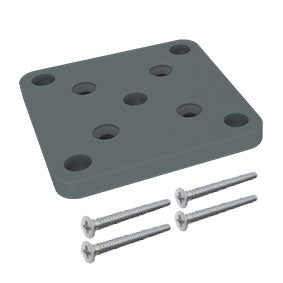 Aluminium base plate set for semi frameless aluminium pool fence posts and 50 x 50mm posts - Image 7