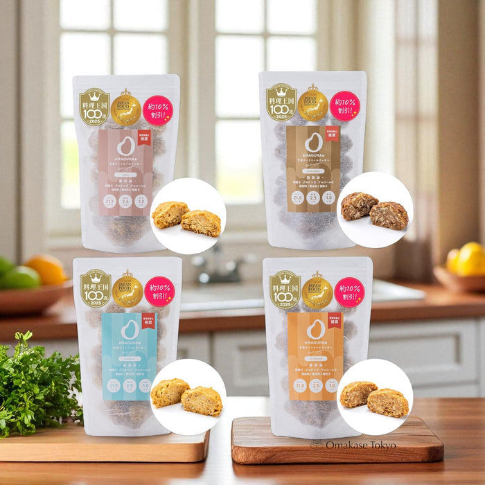 Amagura Whole Amazake Oatmeal Cookies 4 Flavors