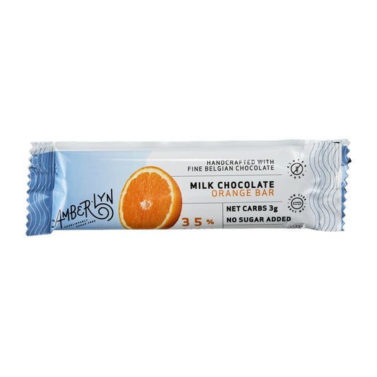 Amberlyn Milk Chocolate Orange Bar 34g