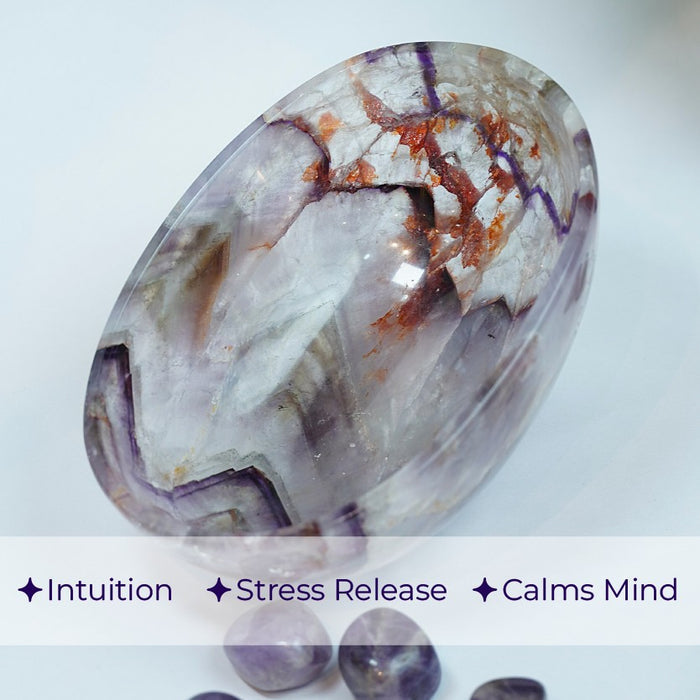 Amethyst Crystal 5 Inch Bowl – Calm, Clarity & Spiritual Connection
