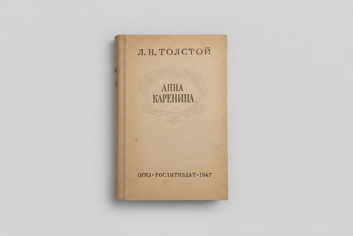 Anna Karenina 1959 - Antique Book Set by Leo Tolstoy - Classic Russian Literature - VOL 1 & 2