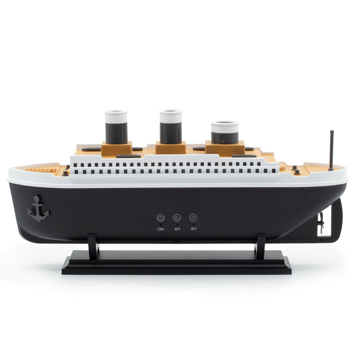 Aroma Diffuser Ship Model Puff Effect Colour-Changing LED Lights
