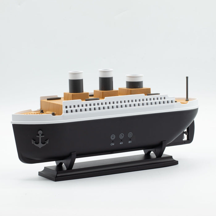 Aroma Diffuser Ship Model Puff Effect Colour-Changing LED Lights