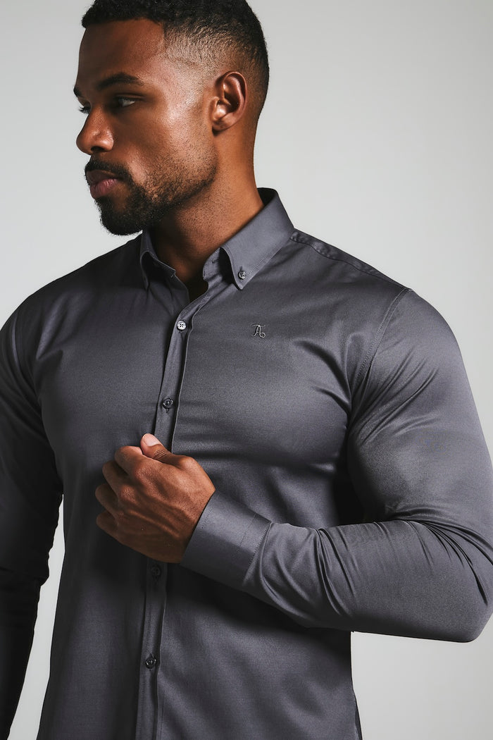 Athletic Fit Signature Shirt 2.0 in Grey