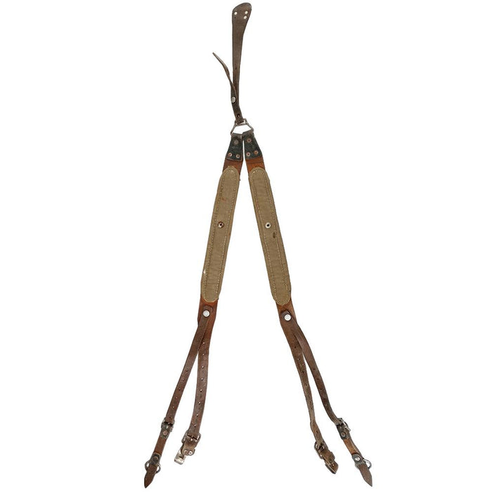 Austrian Army Leather Y-Strap Suspenders - Austrian Army Surplus - Harnesses