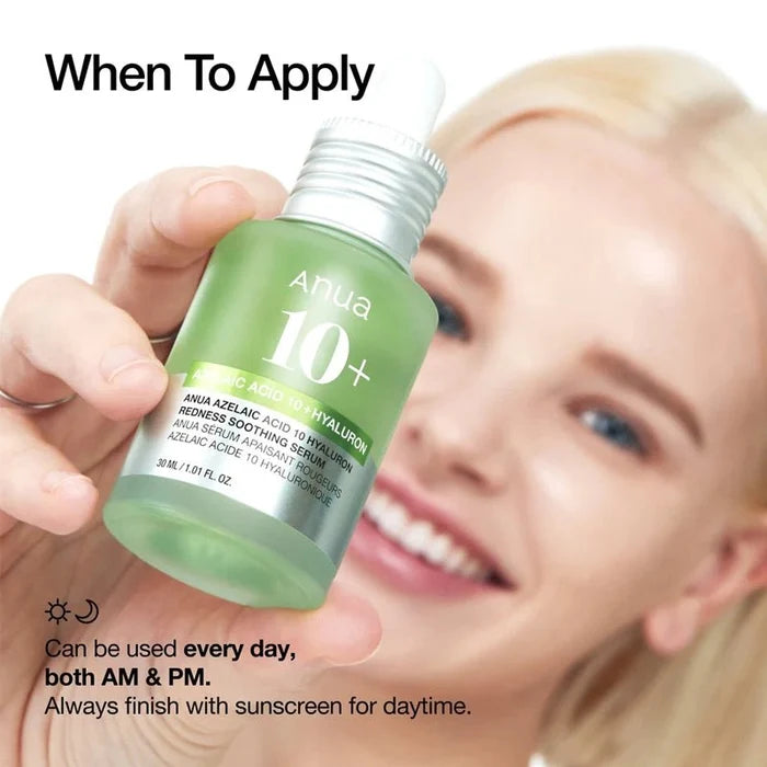 Azelaic Acid 10 Hyaluron Redness Soothing Serum - 30ml