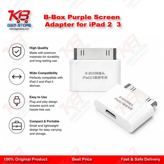 B-Box Purple Screen Adapter for iPad 2 / 3