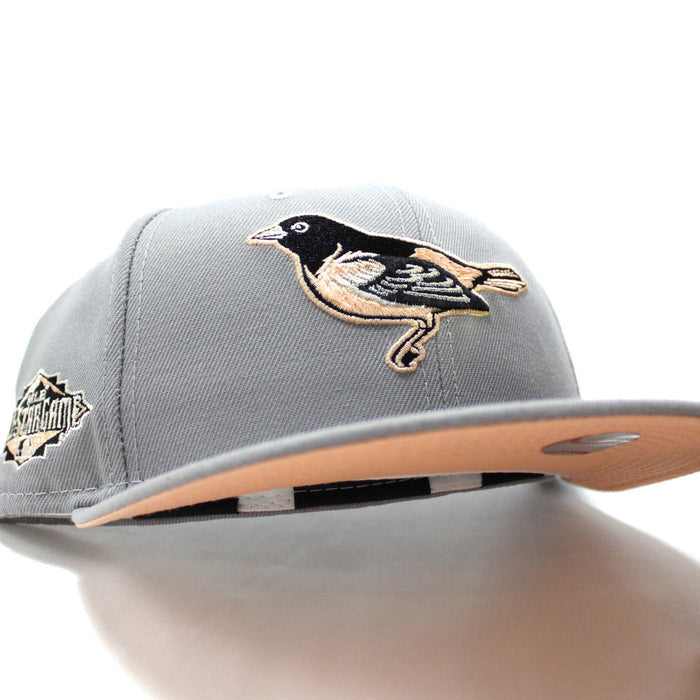 Baltimore Orioles 2011 All-Star Game New Era 59Fifty Fitted Hat (Grey Peach Under Brim)