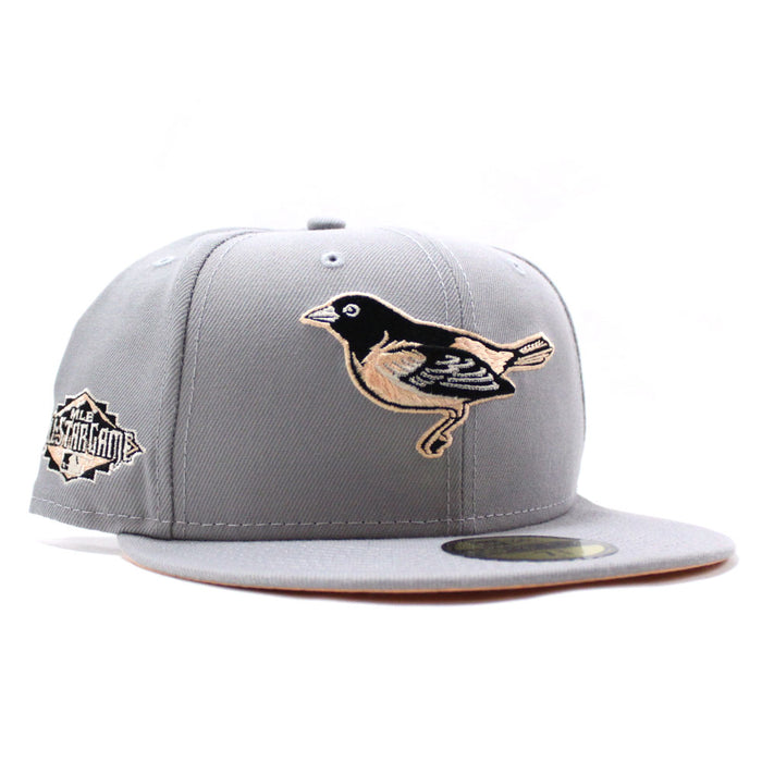 Baltimore Orioles 2011 All-Star Game New Era 59Fifty Fitted Hat (Grey Peach Under Brim)