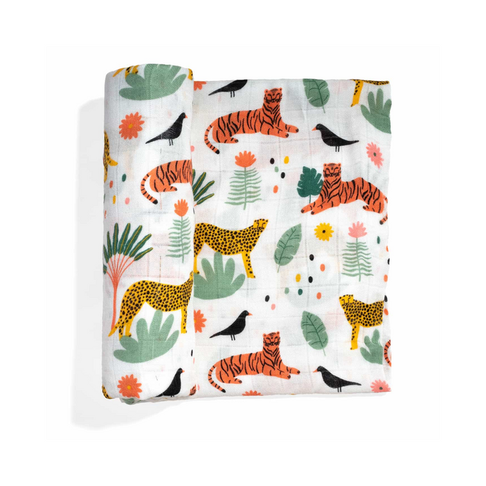 Bamboo Baby Swaddle - in the Jungle