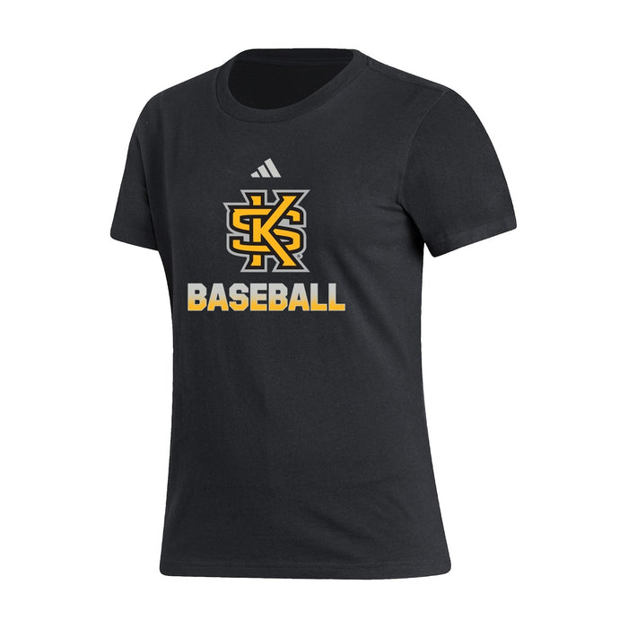 BASEBALL : Women's Fresh Short Sleeve Tee  - Black