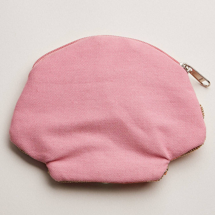 Beaded Coin Purse-Seashell with Pearl Accent