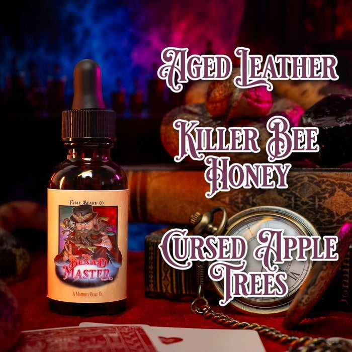 Beard Master - Beard Oil & Butter Kit - Aged Leather, Killer Bee Honey, Cursed Apple Trees