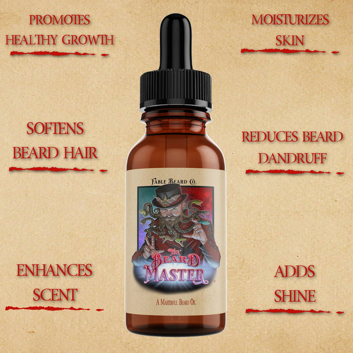 Beard Master - Beard Oil & Butter Kit - Aged Leather, Killer Bee Honey, Cursed Apple Trees