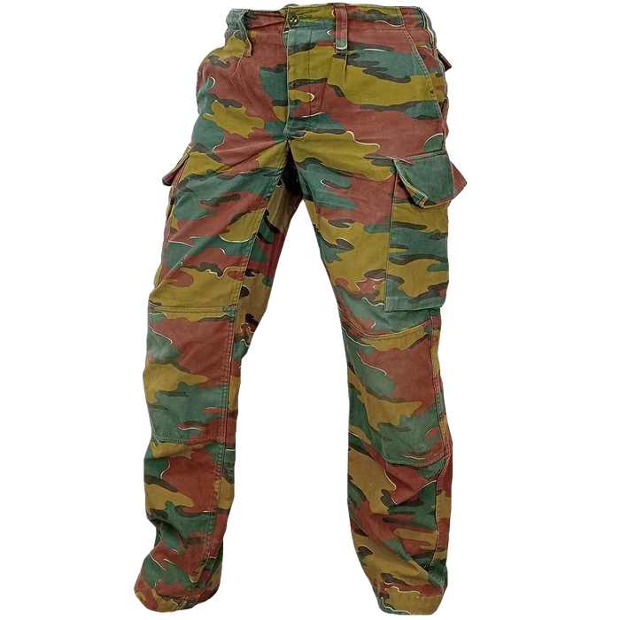 Belgian Jigsaw Camo M90 Field Trousers - Value Grade - Belgian Army Surplus - Combat Trousers