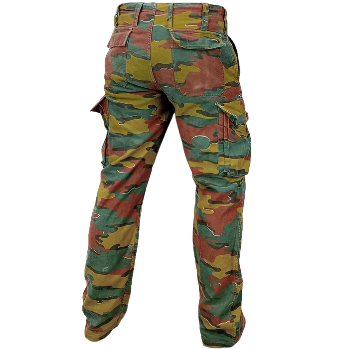 Belgian Jigsaw Camo M90 Field Trousers - Value Grade - Belgian Army Surplus - Combat Trousers