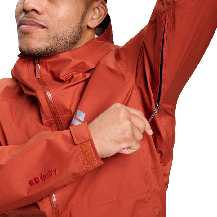 BLACK DIAMOND Men's FINELINE Stretch Rain Jacket