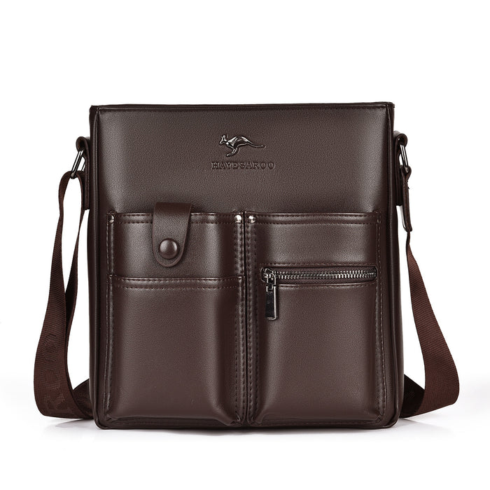 BM053 - Luxury Leather Men's Crossbody Bag