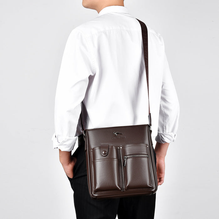BM053 - Luxury Leather Men's Crossbody Bag