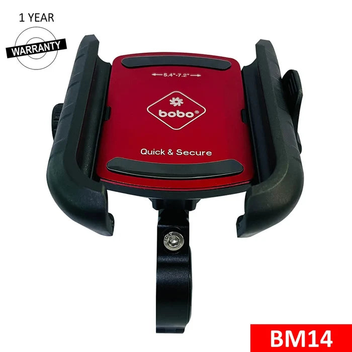 BOBO BM14 Red quick release bike phone holder
BOBO BM14 handlebar phone mount