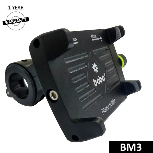 BOBO BM3 Aluminium Bike Phone Holder with Adjustable Width
BOBO BM3 Motorcycle Phone Mount for 4 to 7 Inch Phones