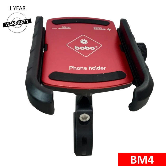 BOBO BM4 Red Bike Phone Holder
BOBO BM4 Adjustable Bike Phone Holder with Secure Handlebar Mount