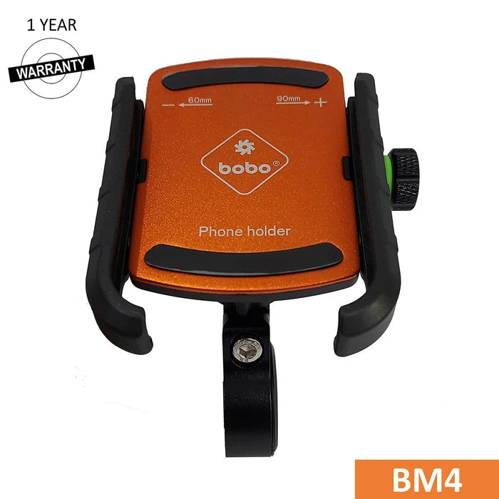 BOBO BM4 Orange Bike Phone Holder
BOBO BM4 Handlebar Phone Holder Compatible with Multiple Phone Sizes