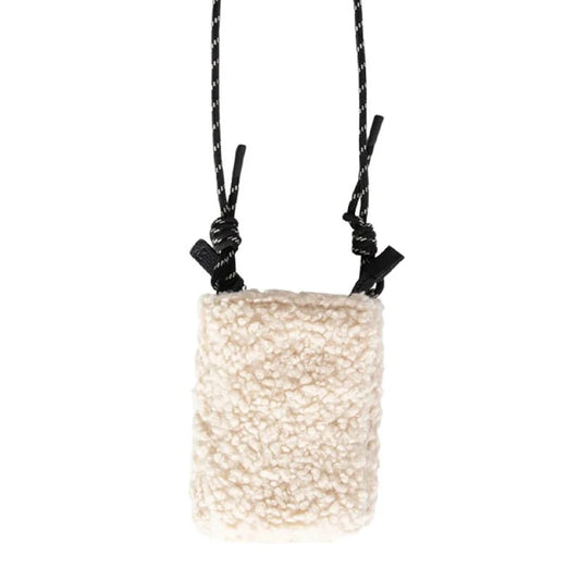 Borg Phone Pouch Bag - Cream