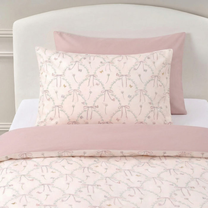 Bows & Butterfly Kisses Twin Set in Pink