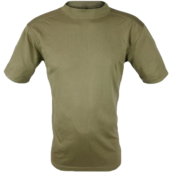 British Army OD Coolmax T-Shirt - British Army Surplus - Plain & Print T-Shirts