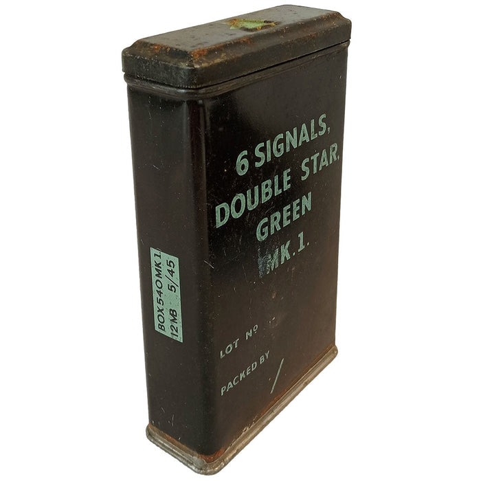 British Army WW2 Mk1 Signal Flare Tin - British Army Surplus - Boxes