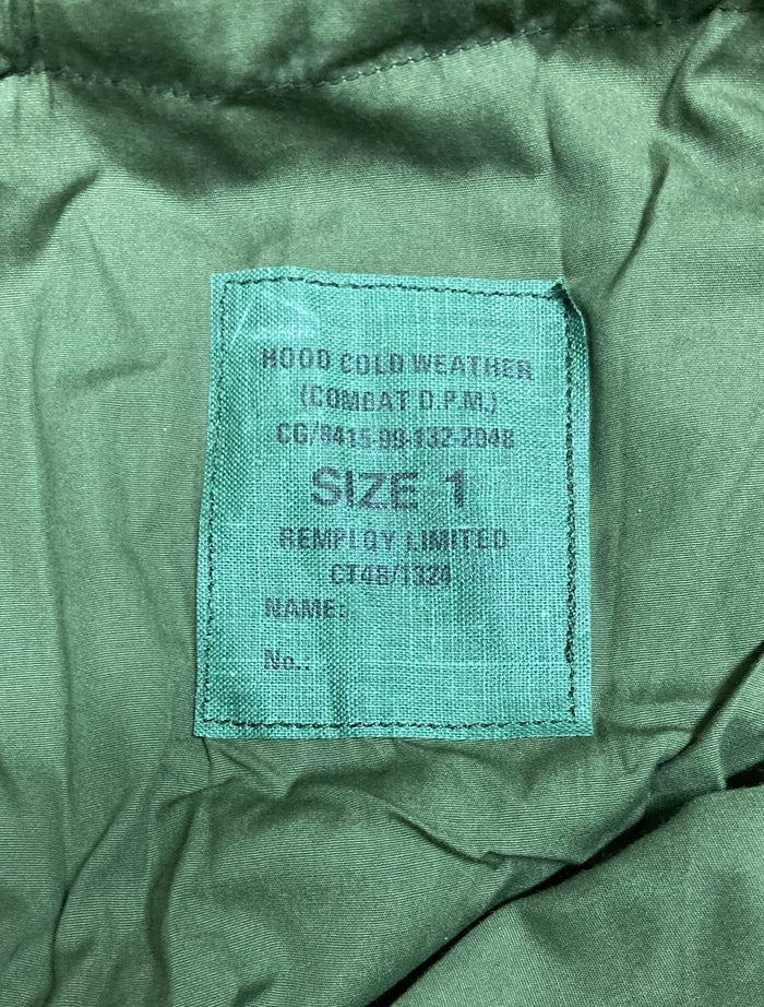 British DPM Camouflage Jacket Hood