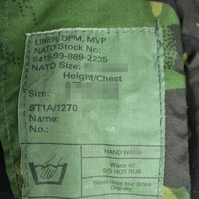 British DPM MVP Rain Jacket - Value Grade - British Army Surplus - Rain Jackets