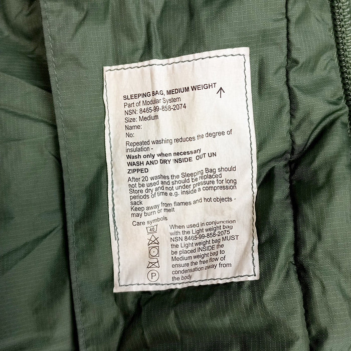 British Medium Weight Sleeping Bag - Value Grade - British Army Surplus - Sleeping Bags