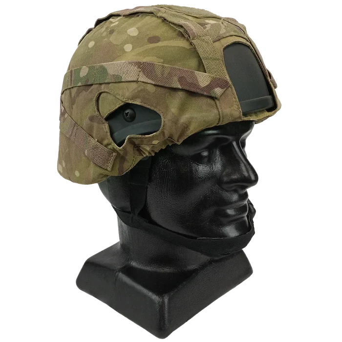 British MTP Virtus Helmet Cover - NVG and Rail Cutouts - British Army Surplus - Helmets