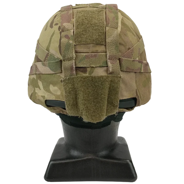 British MTP Virtus Helmet Cover - NVG and Rail Cutouts - British Army Surplus - Helmets