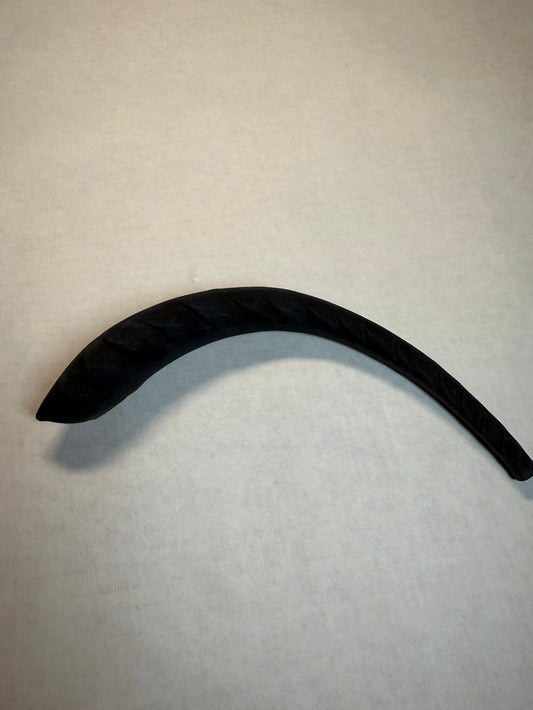 Brown Glass Horn Bead