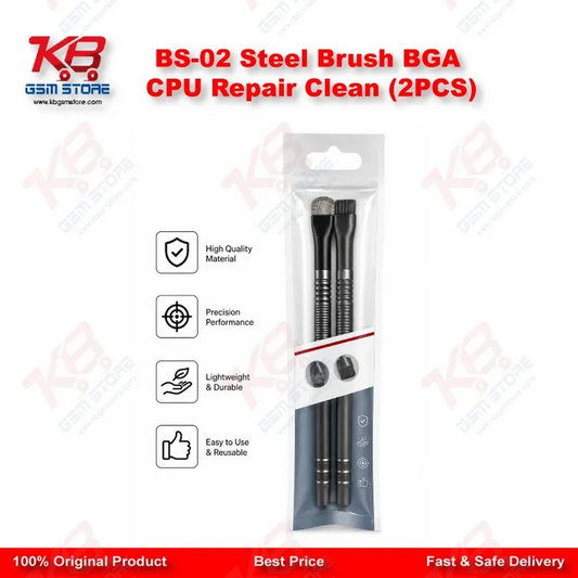 BS-02 Steel Brush BGA CPU Repair Clean (2PCS)