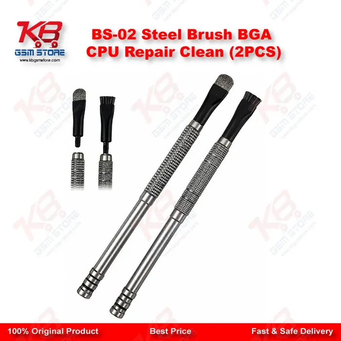 BS-02 Steel Brush BGA CPU Repair Clean (2PCS)