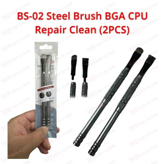 BS-02 Steel Brush BGA CPU Repair Clean (2PCS)