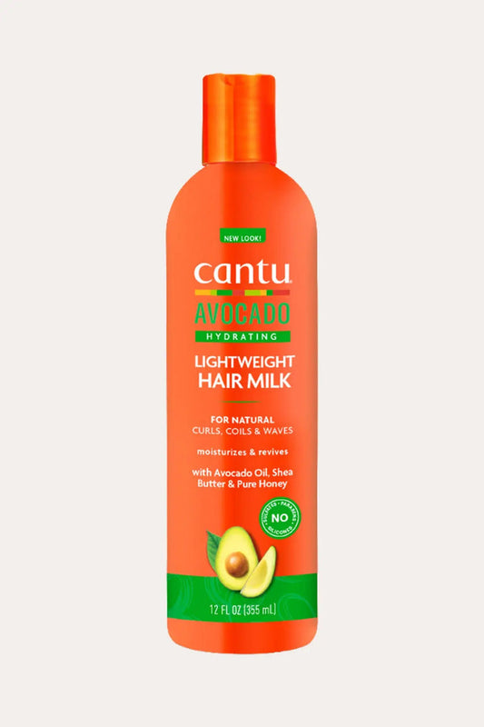 CANTU AVOCADO HYDRATING LIGHTWEIGHT HAIR MILK 12oz CANTU
