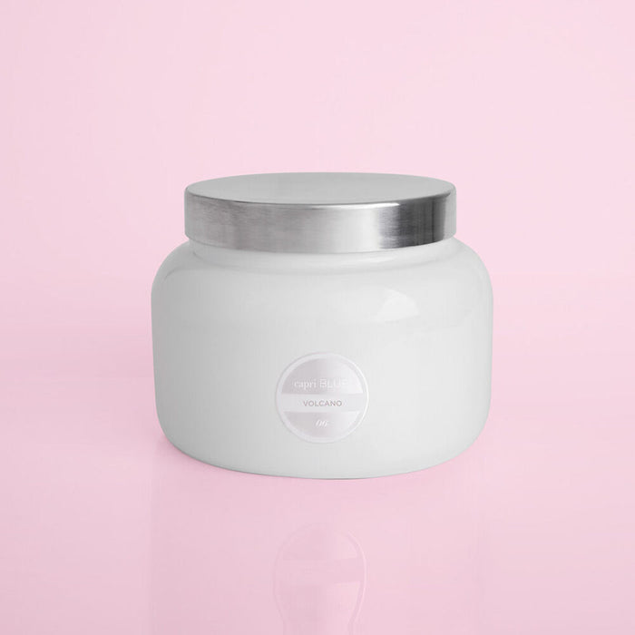 Capri Blue Volcano White Jumbo Jar Candle 48oz