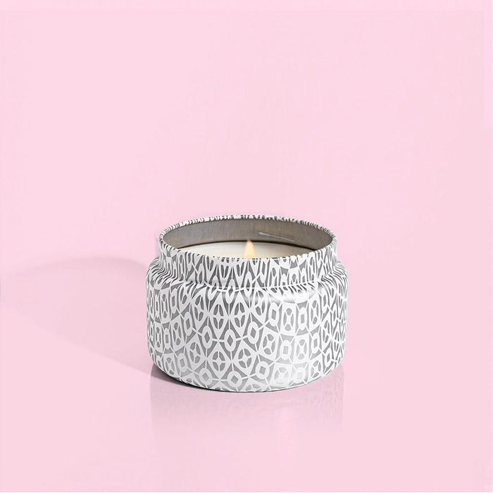 Capri Blue Volcano White Printed Travel Tin Candle 8.5oz